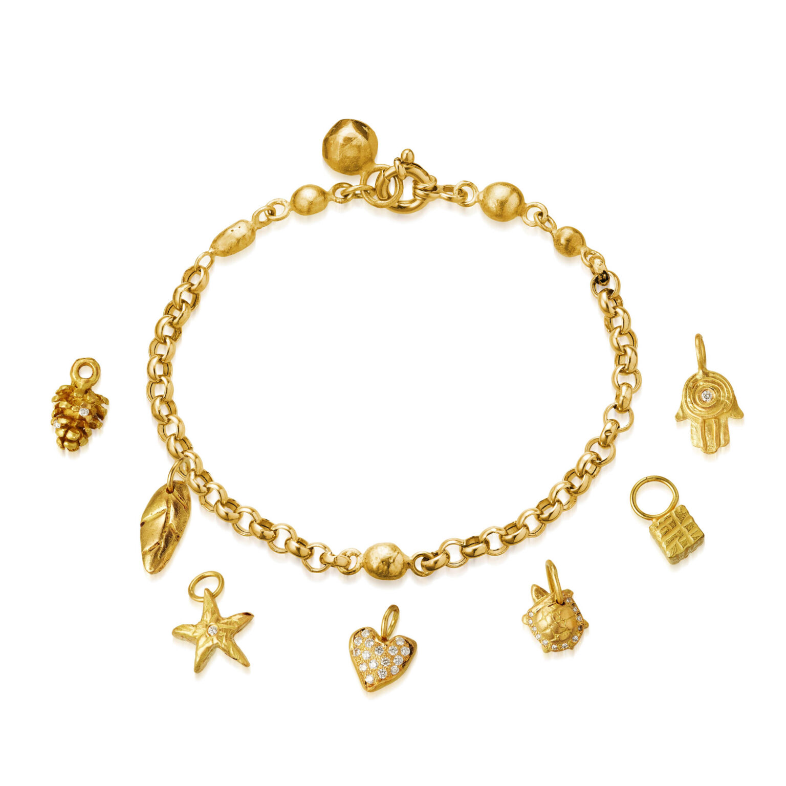 Charm bracelet Rebecca Elbek Jewelry